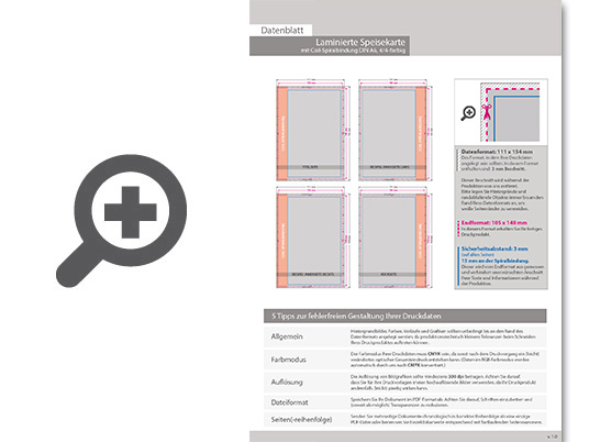 Product Bild laminierte_speisekarte_mit_coil-spiralbindung__endformat_din_a6__24-seitig