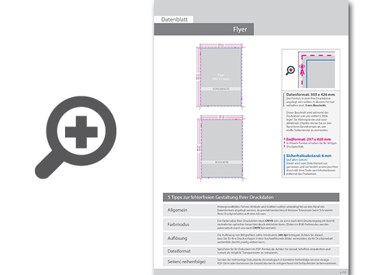 Product Bild multiloft-flyer_din_a3_hoch_(29_7_cm_x_42_0_cm)_mit_beidseitiger_softfeel-folie_und_beidseitig_partieller_uv-lackierung__4_4_farbig_(beidseitiger_druck)