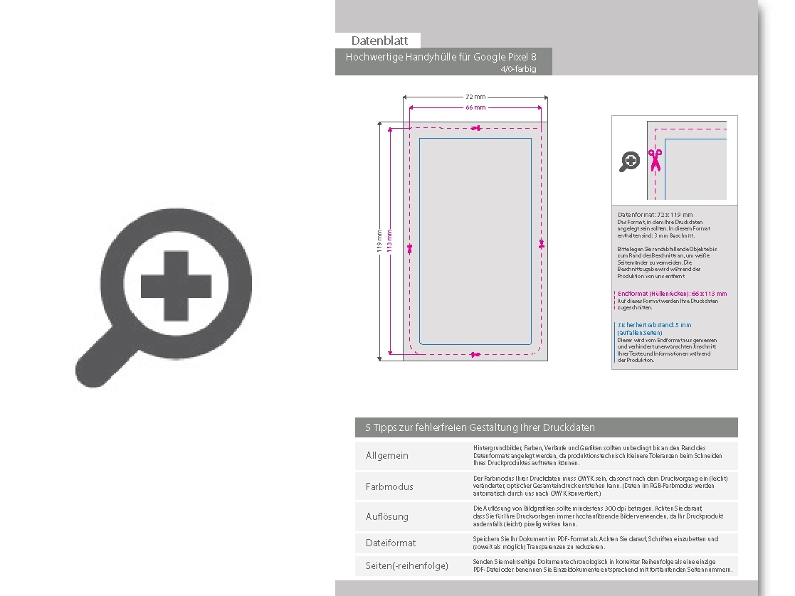 Product Bild hochwertige_handyh__lle_f__r_google_pixel_8__4_0-farbig_einseitig_bedruckt