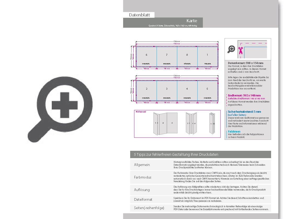 Product Bild einladungskarte__gefalzt_auf_quadrat_14_8_cm_x_14_8_cm__vertikaler_zickzackfalz__8-seitig