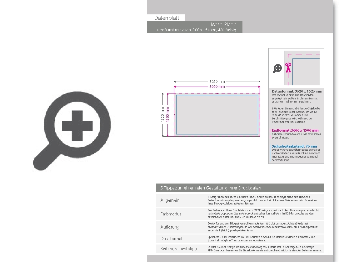 Product Bild hochwertige_mesh-plane_300_x_150_cm__4_0-farbig_bedruckt__ums__umt_+___sen_im_abstand_von_50_cm_rundum