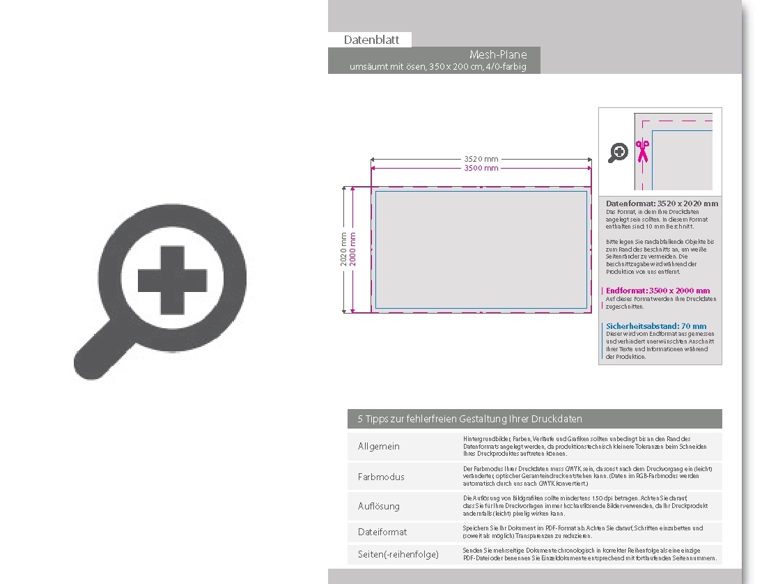Product Bild hochwertige_mesh-plane_350_x_200_cm__4_0-farbig_bedruckt__ums__umt_+___sen_im_abstand_von_50_cm_rundum